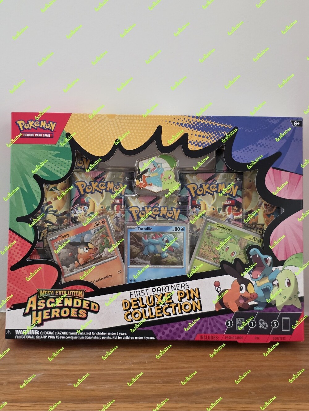 POKÉMON ASCENDED HEROES FIRST PARTNERS DELUXE PIN COLLECTION